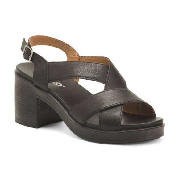 IGI&CO Made In Italy Leather Heeled Sandals - Picture 1 of 3